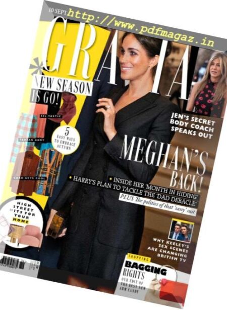 Grazia UK – 16 September 2018 Cover
