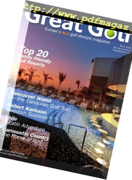 Great Golf Magazine – August 2018 Cover