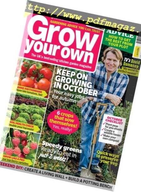 Grow Your Own – October 2018 Cover