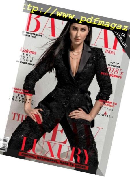 Harper’s Bazaar India – October 2018 Cover