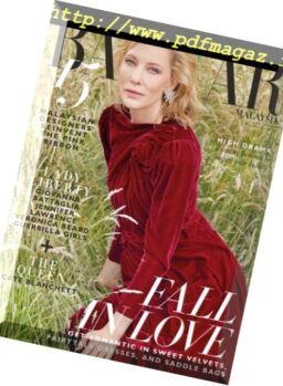 Harper’s Bazaar Malaysia – October 2018
