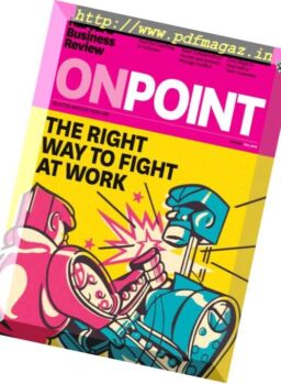 Harvard Business Review OnPoint – August 2018