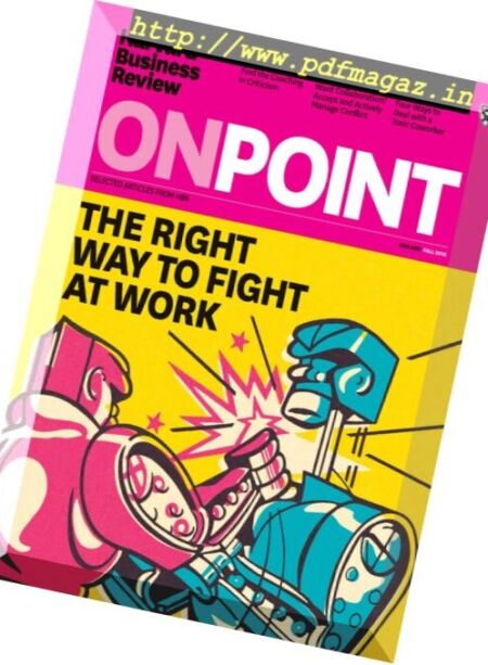 Harvard Business Review OnPoint – August 2018 Cover