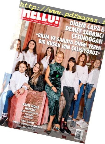 Hello! Turkey – 10 Ekim 2018 Cover