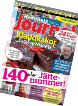 Hemmets Journal – 27 september 2018