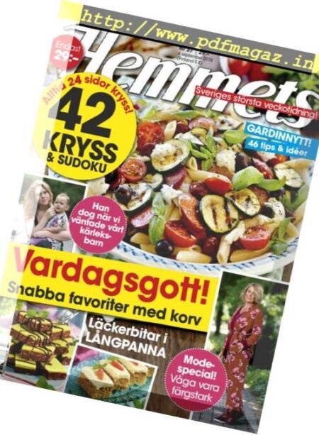 Hemmets Veckotidning – 04 september 2018 Cover