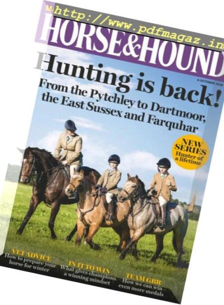 Horse & Hound – 04 October 2018 Cover