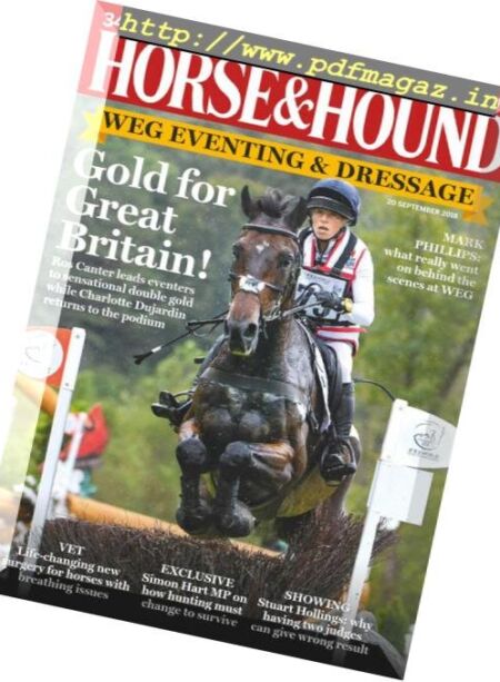 Horse & Hound – 20 September 2018 Cover