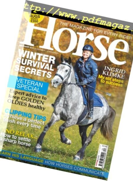 Horse UK – November 2015 Cover