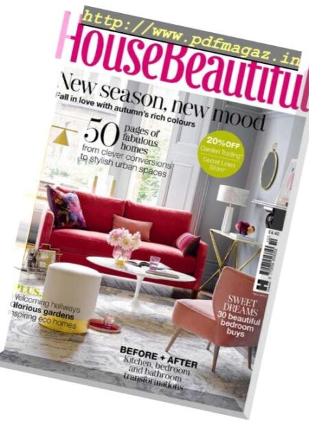 House Beautiful UK – October 2018 Cover