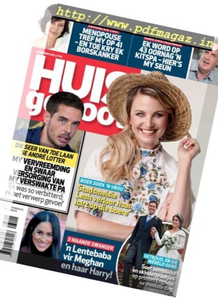 Huisgenoot – 25 Oktober 2018 Cover