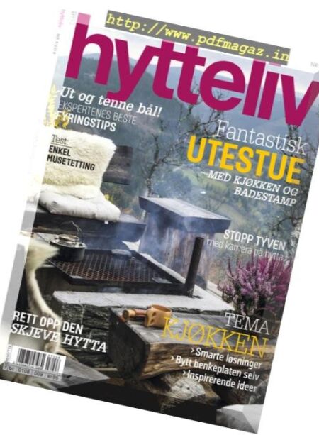 Hytteliv – september 2018 Cover