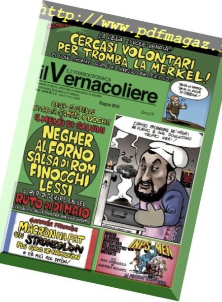il Vernacoliere – Giugno 2018 Cover