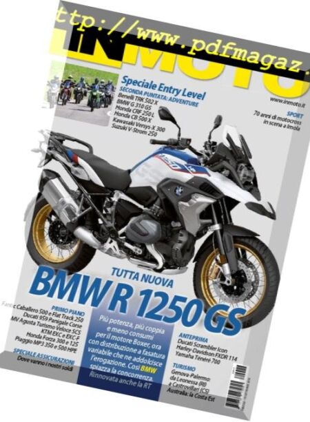 In Moto – Ottobre 2018 Cover