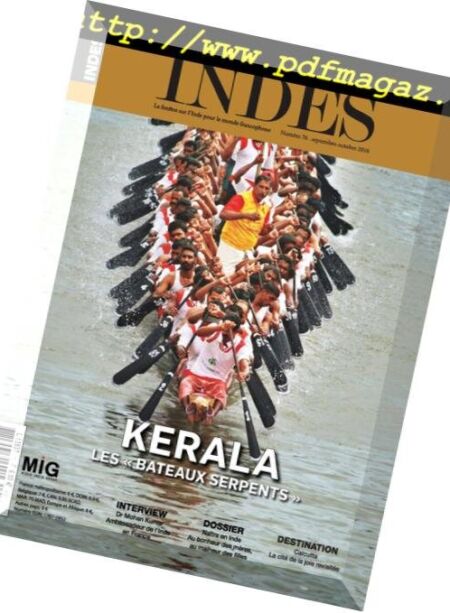 Indes – octobre 2016 Cover