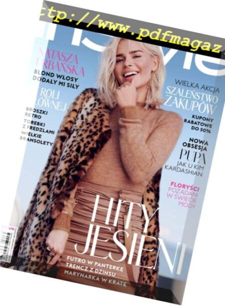 InStyle Poland – Pazdziernik 2018 Cover