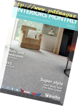 Interiors Monthly – September 2018