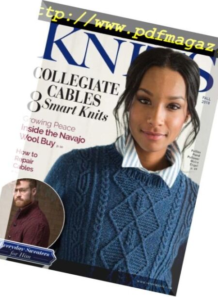 Interweave Knits – September 2018 Cover