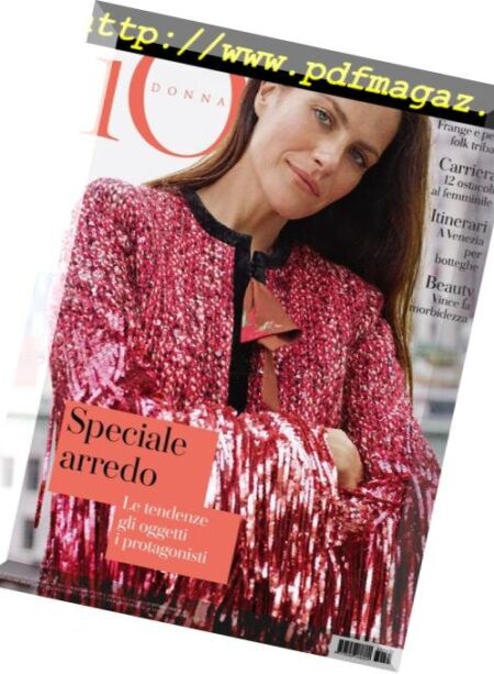 Io Donna del Corriere della Sera – 27 ottobre 2018 Cover