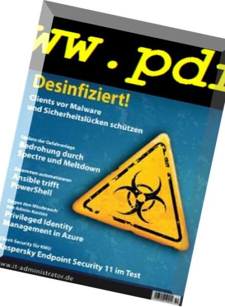 IT-Administrator – Oktober 2018 Cover