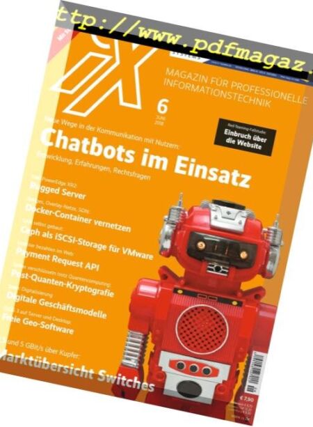 iX Magazin – Juni 2018 Cover