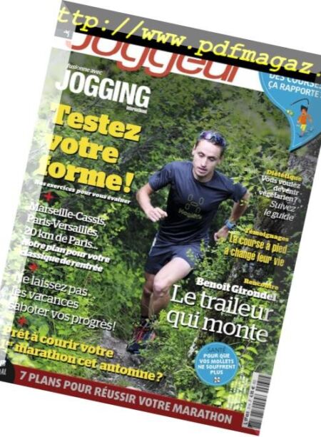 Jogging International – aout 2018 Cover