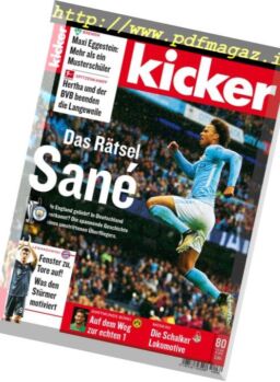 Kicker – 1 Oktober 2018