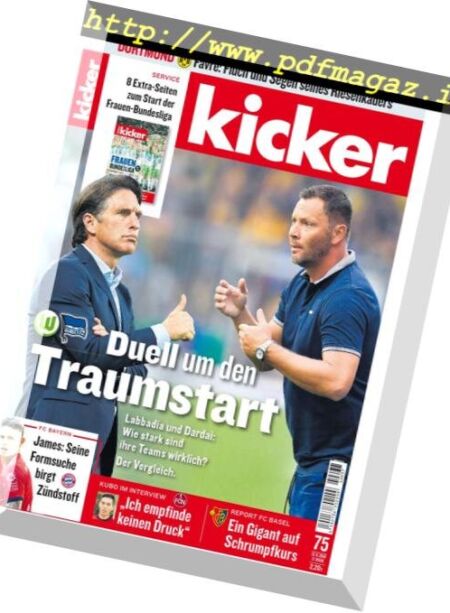 Kicker – 13 September 2018 Cover