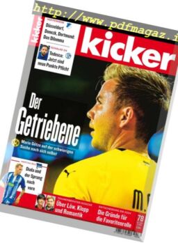 Kicker – 24 September 2018