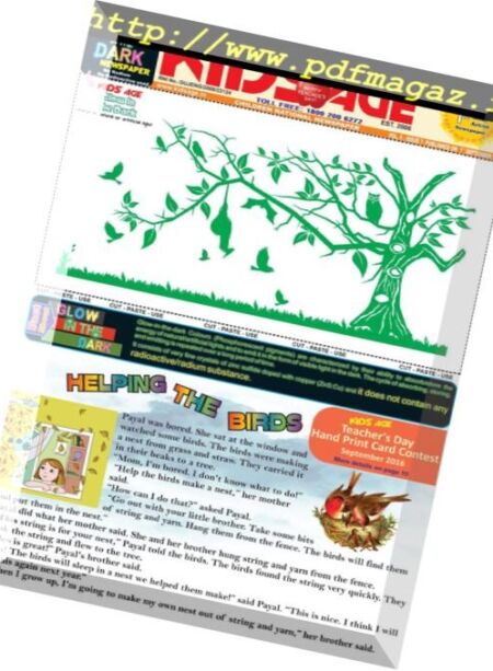 Kids Age – September 2016 Cover