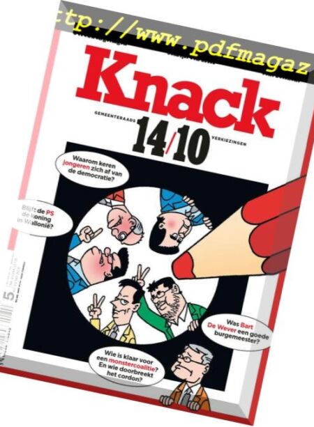 Knack Belgium – 10 Oktober 2018 Cover