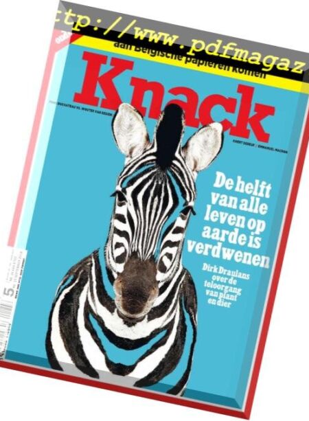 Knack Belgium – 5 September 2018 Cover