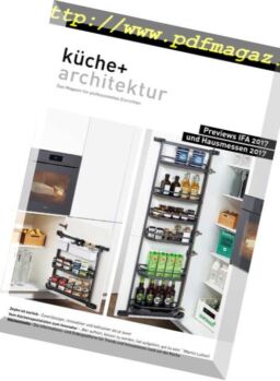 Kuche+Architektur – August 2017