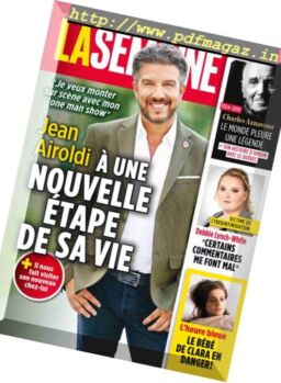 La Semaine – octobre 12, 2018