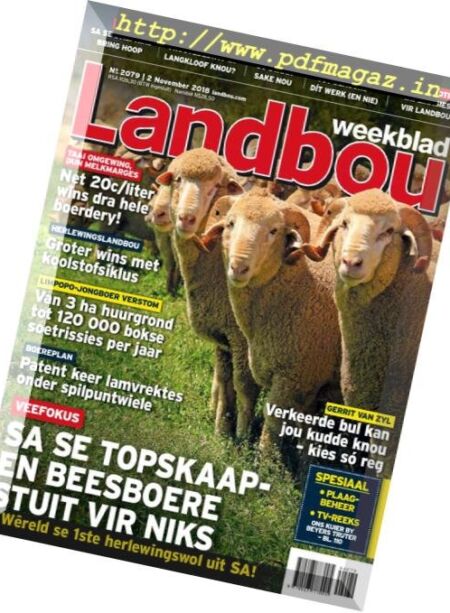 Landbouweekblad – 02 November 2018 Cover