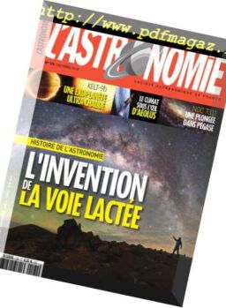 L’Astronomie – octobre 2018