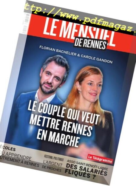 Le Mensuel de Rennes – septembre 2018 Cover