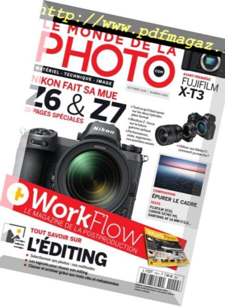 Le monde de la photo – octobre 2018 Cover