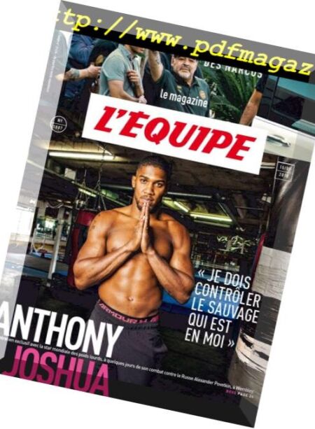 L’Equipe Magazine – 15 Septembre 2018 Cover
