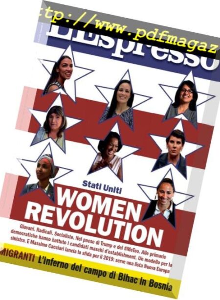 L’Espresso – 2 Settembre 2018 Cover