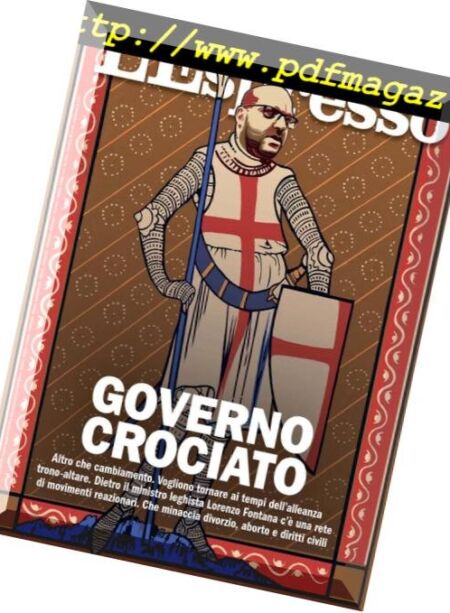 L’Espresso – 23 Settembre 2018 Cover