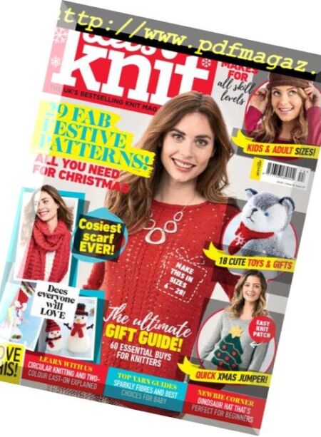 Let’s Knit – October 2018 Cover