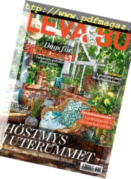Leva & bo – 31 augusti 2018