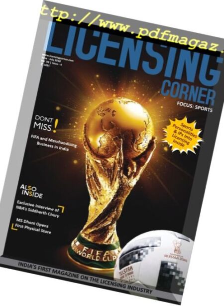 Licensing Corner – July 2018 Cover
