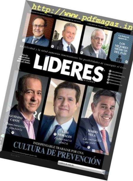 Lideres Mexicanos – agosto 2018 Cover