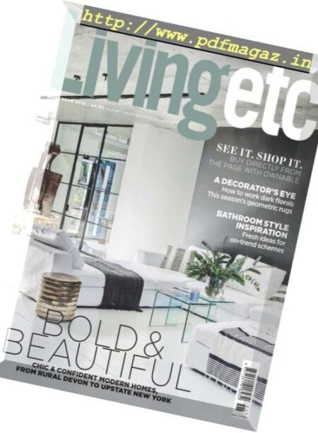 Living Etc UK – November 2018 Cover