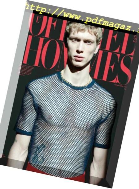 L’Officiel Hommes Espana – marzo 2016 Cover