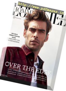 L’officiel Hommes Schweiz – Herbst-Winter 2017-2018