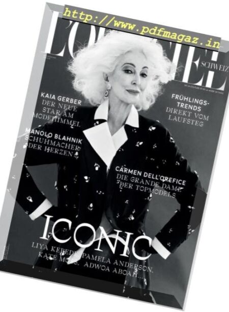 L’officiel Schweiz – Marz 2018 Cover
