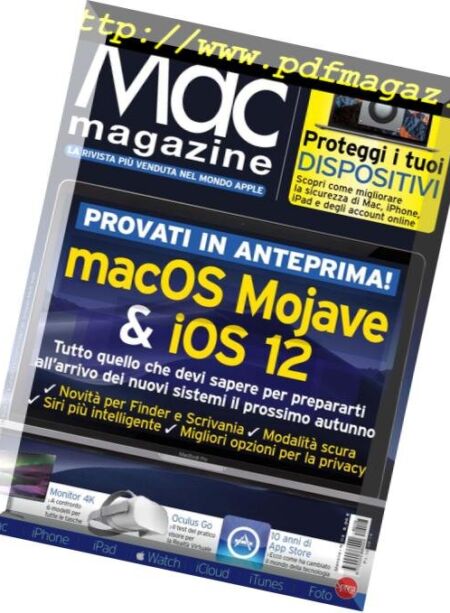 Mac Magazine – Settembre-Ottobre 2018 Cover